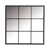 Coaster Quetzal Square Window Pane Wall Mirror Black Model 962894